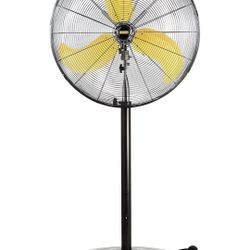 HiCFM YELLOW PEDESTAL FAN (30" Oscillating Pedestal Fan)
