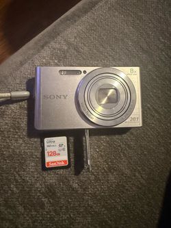 SONY Cyber shot DSC W830 Digital Camera Silver 20.1MP 8x Optical Zoom