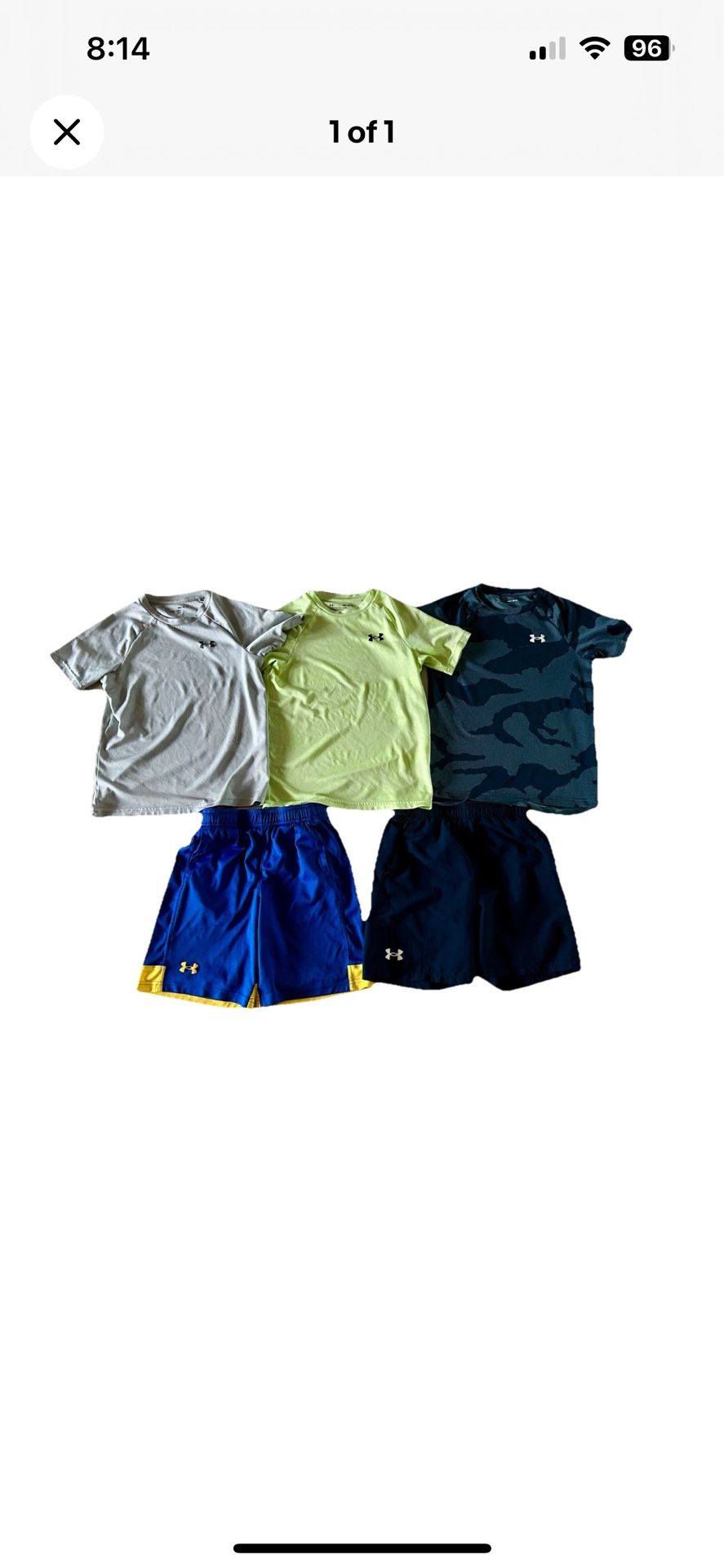 5 Piece Under Armour YMD Youth Medium