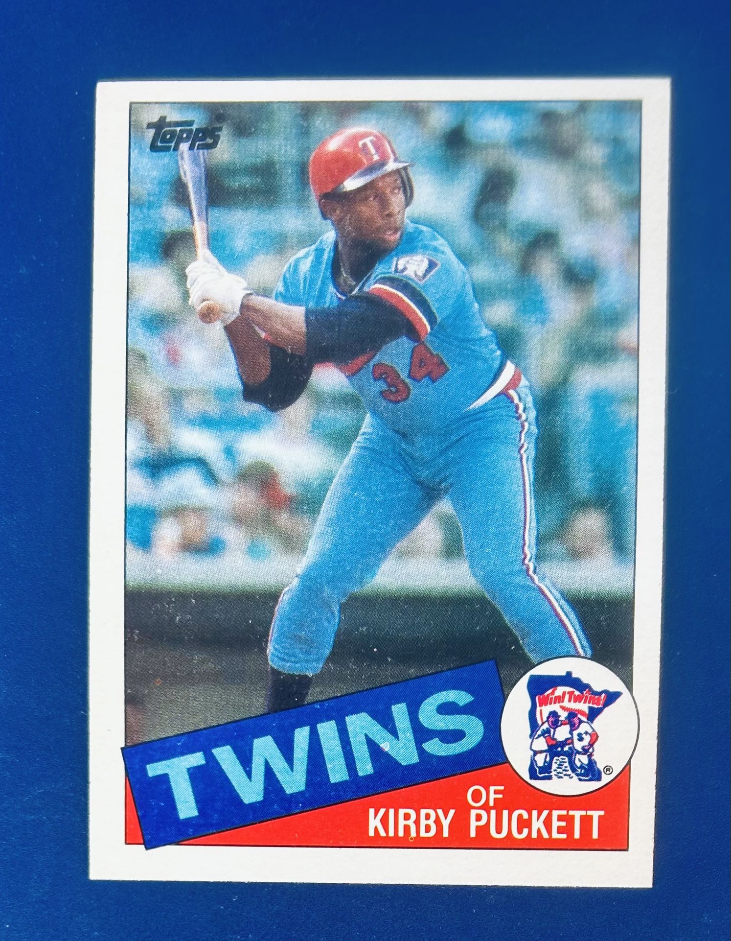 1985 Topps Kirby Puckett Rookie Baseball Card