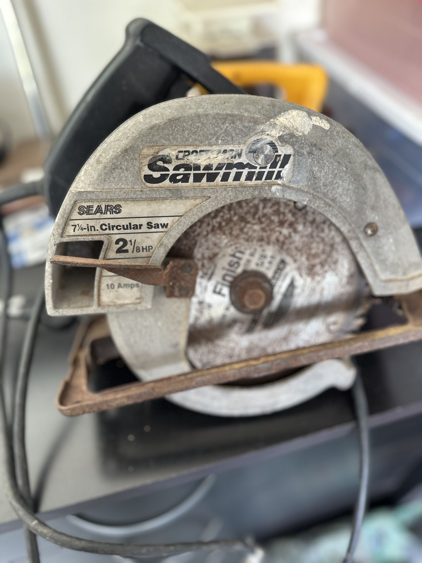 vintage Sears Craftsman Sawmill 7¼-inch Circular Saw