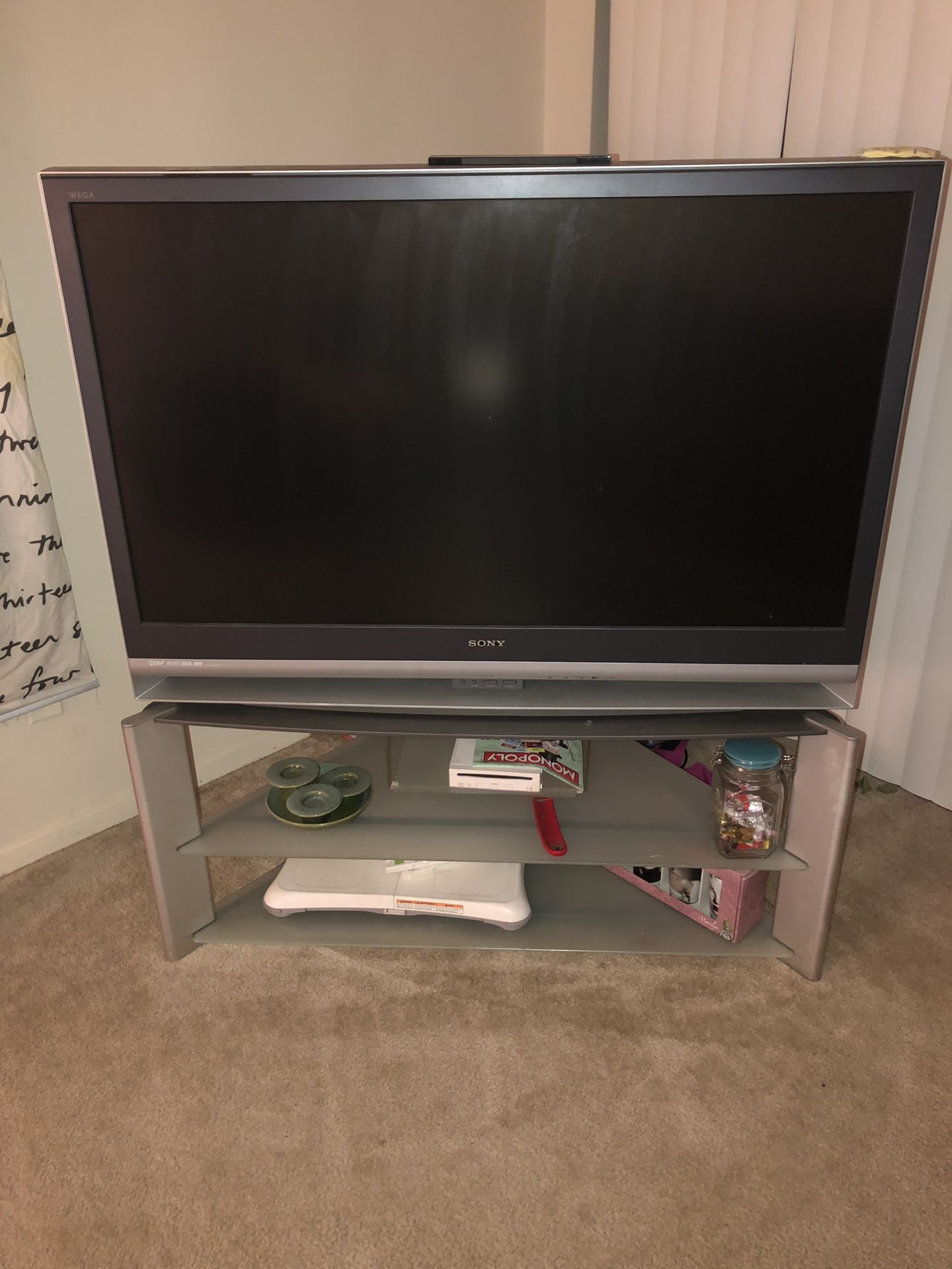 Sony 60” inch TV an stand