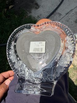 Vintage studio nova amour crystal heart picture frame