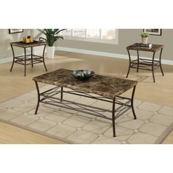 Mesas de centro 3 pcs