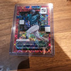 2022 Donruss RATED PROSPECT number 003/149 RED Julio Rodriguez 