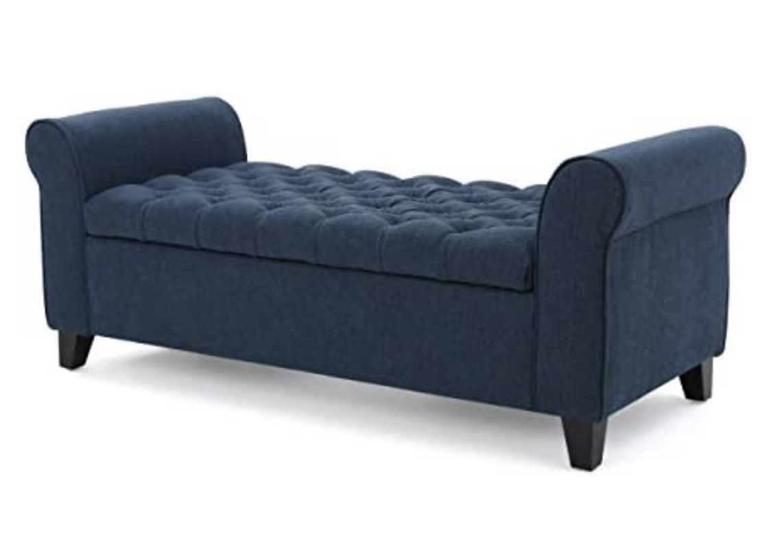 Royal Blue Ottoman
