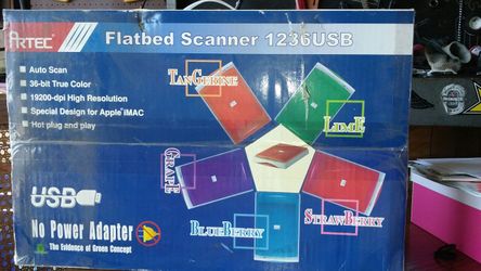 Flatbed scanner 1236usb