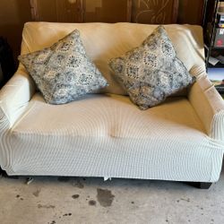 Gray Love Seat Couch 