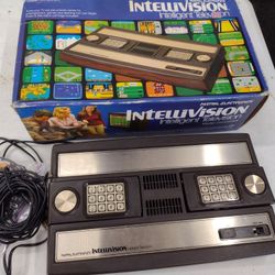 Intellivision Game System And 18 Games 