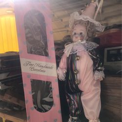 Antique Hand Made Porcelain Doll