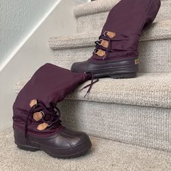 Adorable Purple High Boots/Sorel Size 6 Woman’s 
