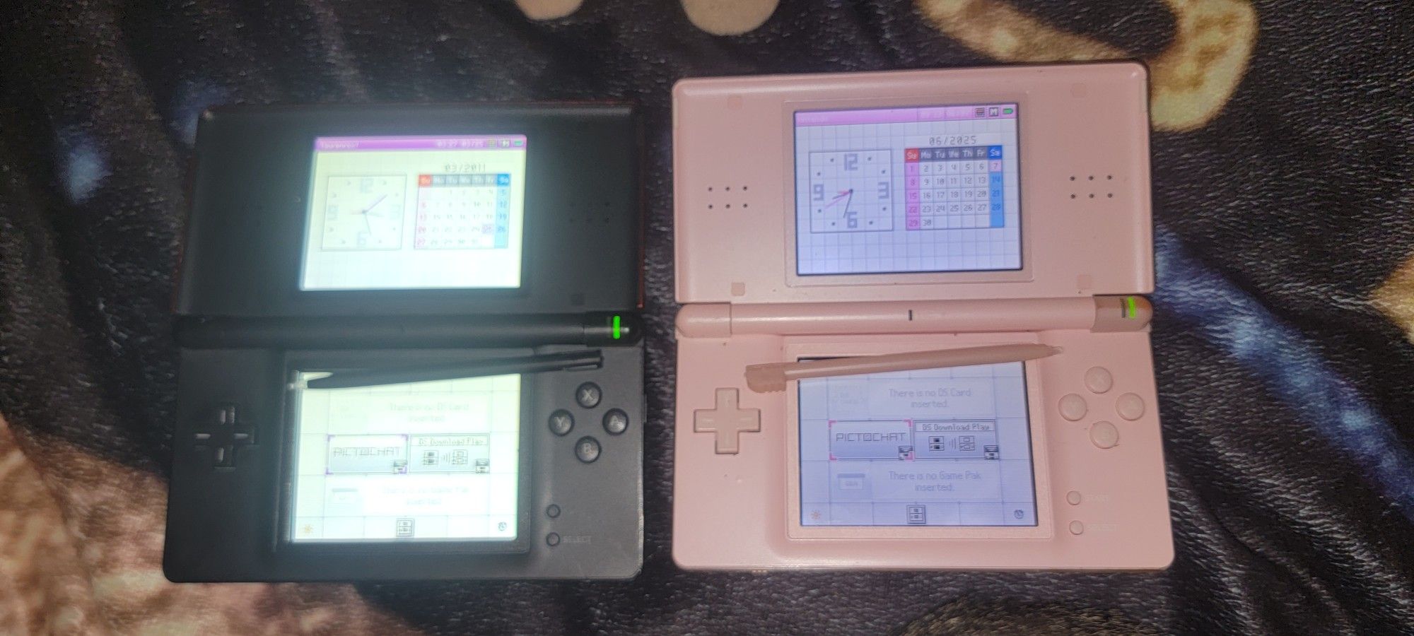 Two Nintendo Ds Lites With Charger And Games