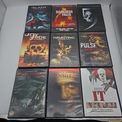 Lot of 10 DVDs - Wholesale / Bulk - Movies Mostly Horror.