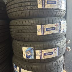 195-65-15 (4) New All Season Tires Installed 50,000 Miles Free Rotations $240 Cash 