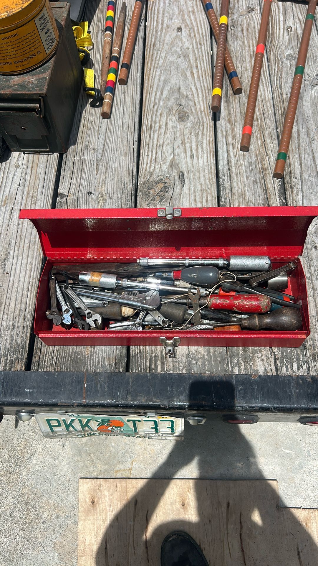 Sm Tool Box With Tools $20