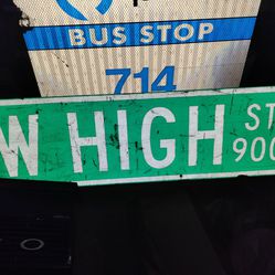 Retired Street Sign