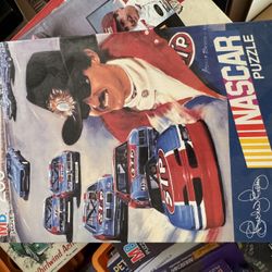 NASCAR Richard Petty Puzzle Circe Early 90s 200 Piece Puzzle Milton Bradley 