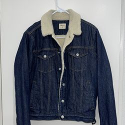 Gap Sherpa Jean Jacket Mens 