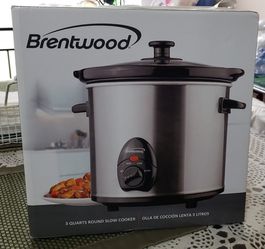 Brentwood 3 quarts round slow cooker