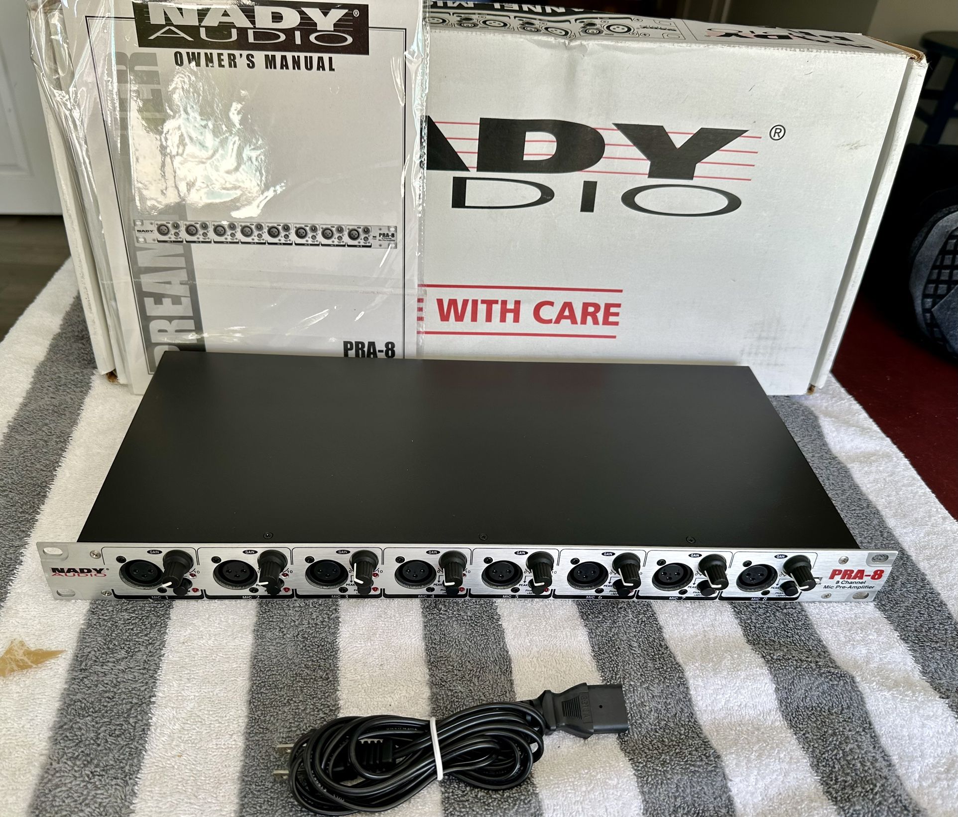 Nady PRA-8 Eight Channel Mixer Microphone Preamplifier