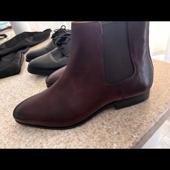 Men’s Size 8 Dress Shoes – Chelsea Boots & Oxford Pair