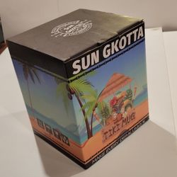 Cocktail Tiki Mugs Set Of 4 Exotic Mug Drinkware Glossy New, in original box. Height of each tiki 7"