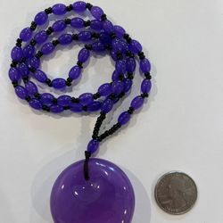 This exquisite Burmese handmade natural jade necklace Natural stone with natural color! Symbolizes wealth and good fortune! A warm blessing for precio