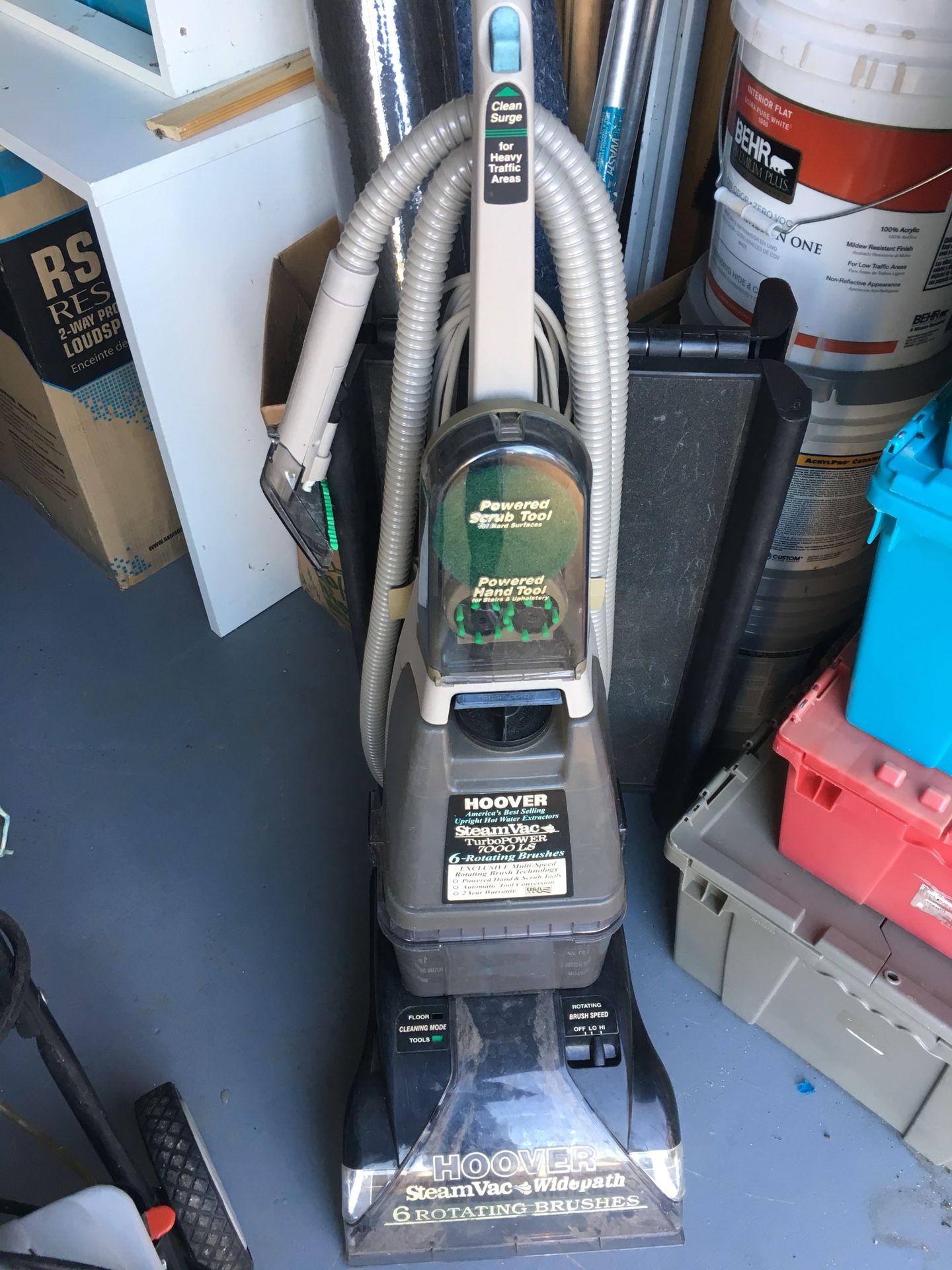 Hoover steam Vac turbo power 7000 ls.