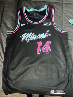 Nike - Miami Heat - Tyler Herro jersey - black/pink/light blue trim - size L #NBA #basketball