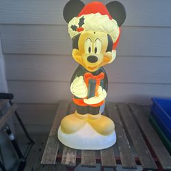 Christmas Mickey light up display 