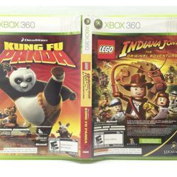 Xbox 360 CD - 2in1 Kung Fu Panda & Lego Indiana Jones. New Games 