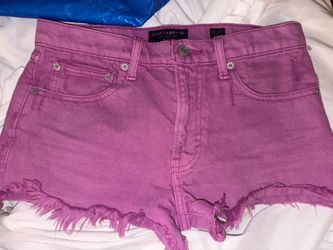Lucky Brand pink / purple denim shorts