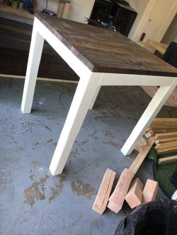 Bar height dining table