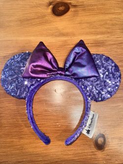 Disney Parks: Purple Sequined Minnie Ears