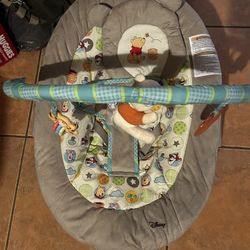 Winnie the Pooh bouncer baby
