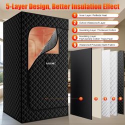 X-Vcak Upgraded Portable Sauna Box