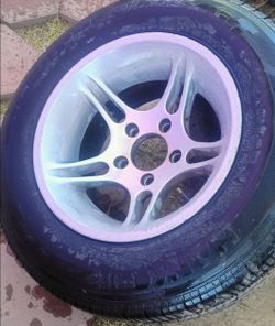 15" 5x5 rims and tires