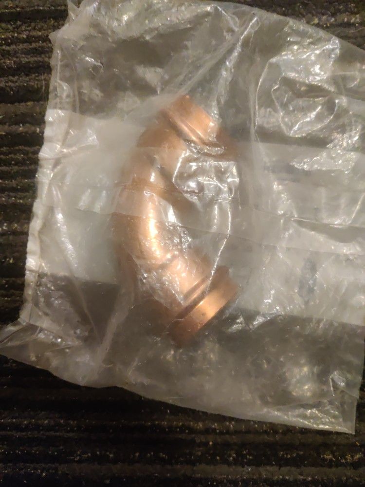 2"X2" Copper 90° Elbow With Press Fittings