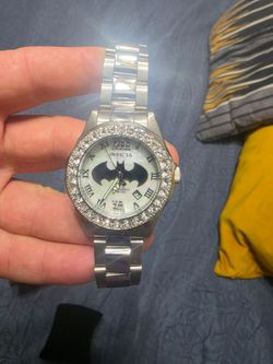 Invicta DC Comics Batman Special Edition Watch - Silver Tone Crystal Bezel - New in Box