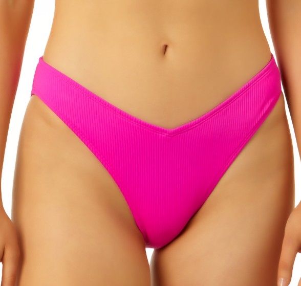 Salt + Cove Juniors' V-Front Hipster Bikini Bottoms, Created for Macy's - Pink, L & XL