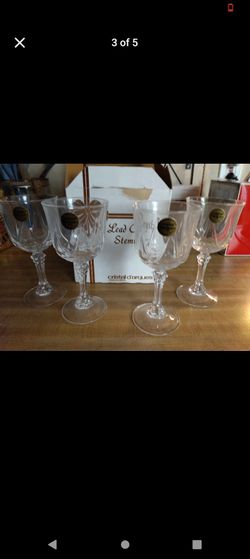 Wine glasses Vintage Cristal D'arques