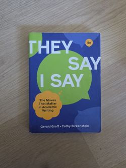 They Say I Say