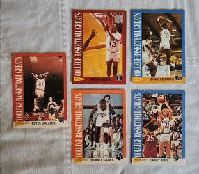 Kellogg's College Basketball Greats Cards Lot of 5