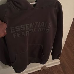 Fear of God Essentials Raglan Hoodie Gray
