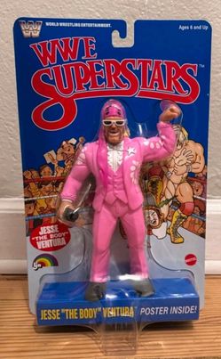 WWE Superstars Action Figure  LJN 80s retro style.