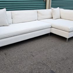 FREE DELIVERY!!! CB2 "Decker" 2 pc Feather Down Sectional Couch ($4.7K Retail...70% OFF!!!)