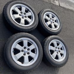 4 — 185/65r15 5x100 5x3.94 Stock Toyota Prius Corolla Impreza Wheels Rims Tires