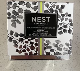 New In Box - Two Nest Bamboo Candles 