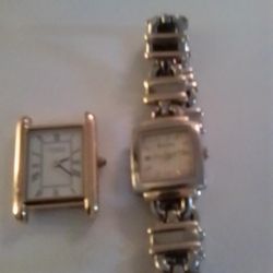 2 Bulova Watches 1 no Band no Battery 55.00