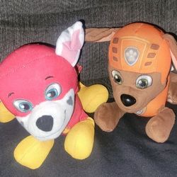 Paw Patrol Plush Bundle Used